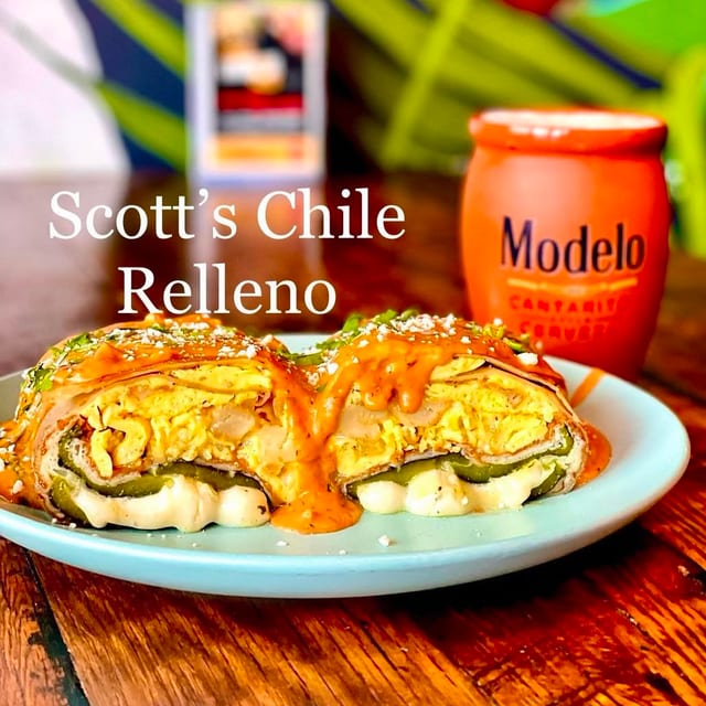 Scott's Chile Relleno Burrito.